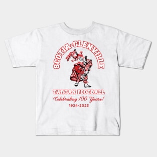 100 Years of SGHS Tartan Football Kids T-Shirt